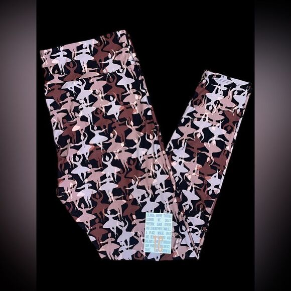 LuLaRoe Tall&Curvy Leggings • Unicorn Collection • Ballerinas • Adult 12-18+ NWT - Picture 7 of 14